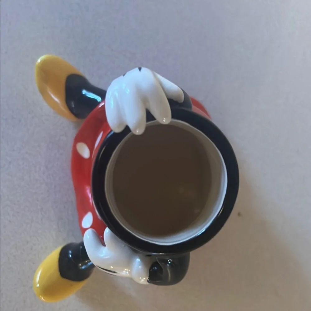 Disney Character tooth pick holder with Red and Yellow Accents